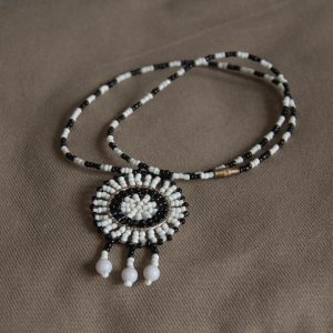 ketting zwart/wit